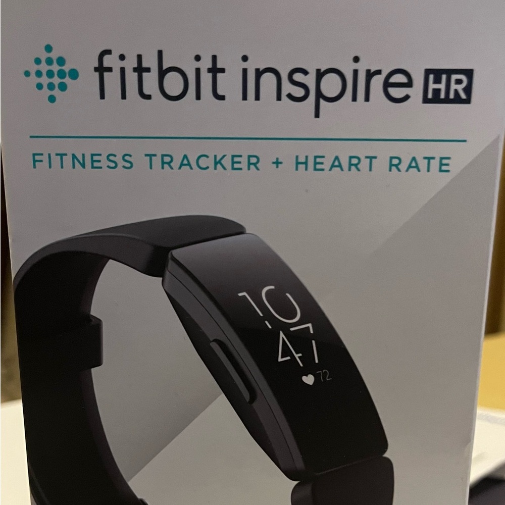 Fitbit Black Smartwatch with Heart Rate Tracking